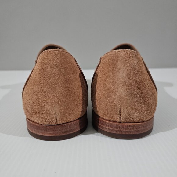Frye Kenzie Venetian Flat Pointed Toe Loafer Slip On Rosewood Suede Size 11 - Picture 7 of 14